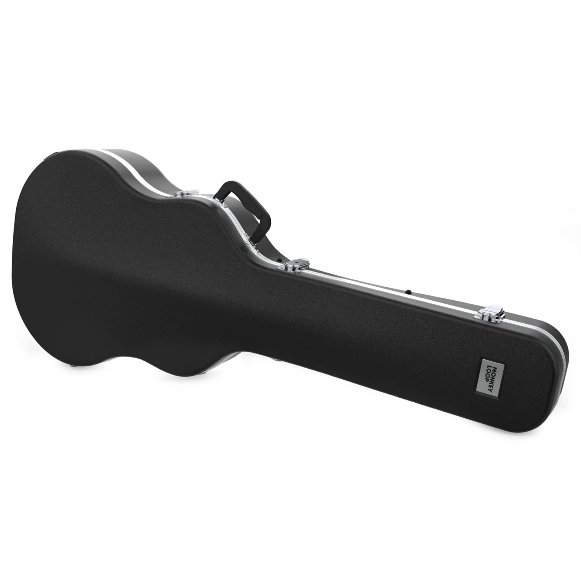 MONKEY LOOP Baboon Acoustic - Etui ABS pour Guitare Acoustique - Etui Rigide pour Guitare - Doublure intérieure en Velours - Poignée Ergonomique avec Prise en Main Confortable - Design Classique