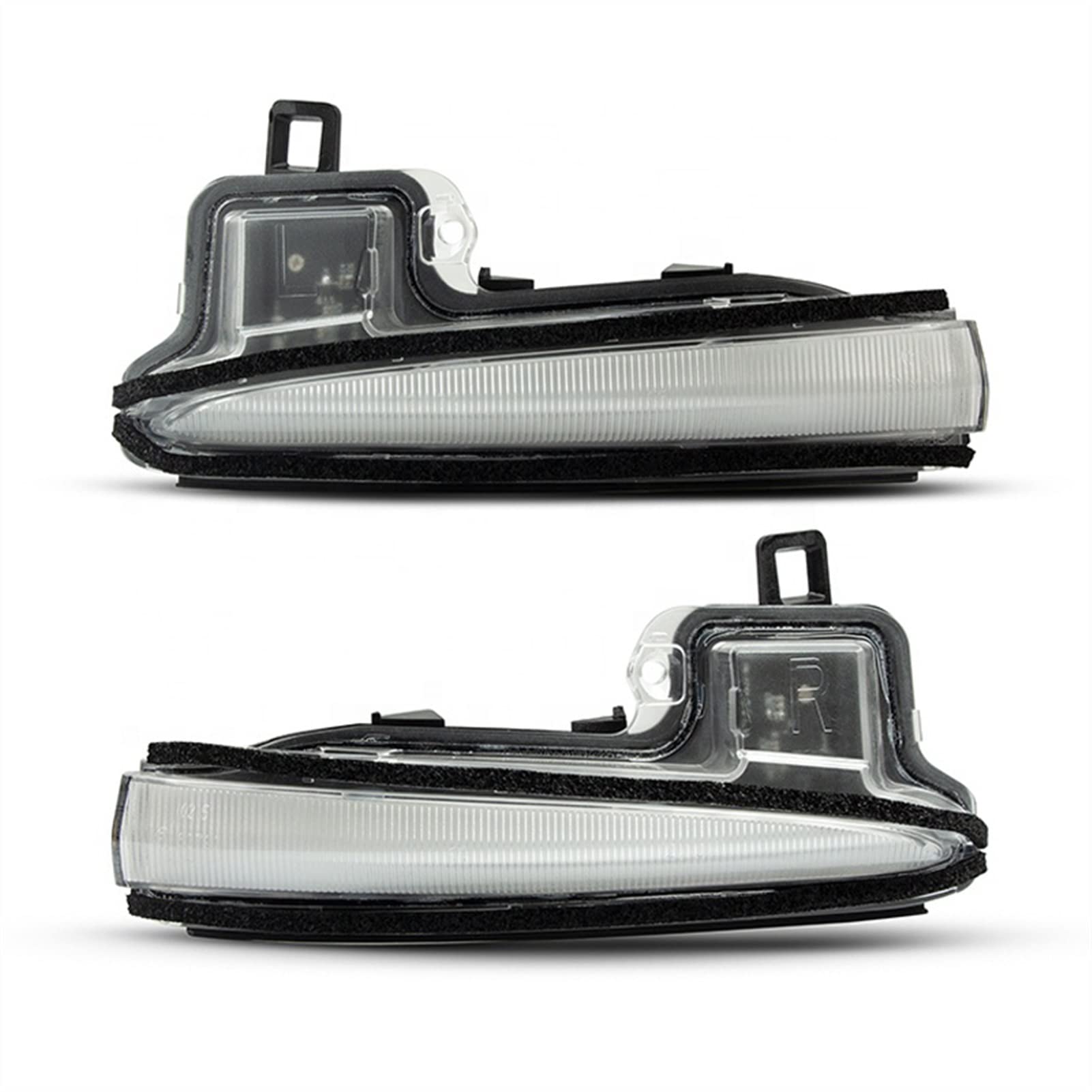 2 szt. Dynamiczny bursztynowy kierunkowskaz lustrzany dla TOYOTA, Alphard MK3 2016-2019 Tacoma MK3 2016-2020 Highlander MK4 Vellfire, dla RAV4, MK5 Światło kierunkowskazu samochodowego(Dynamic