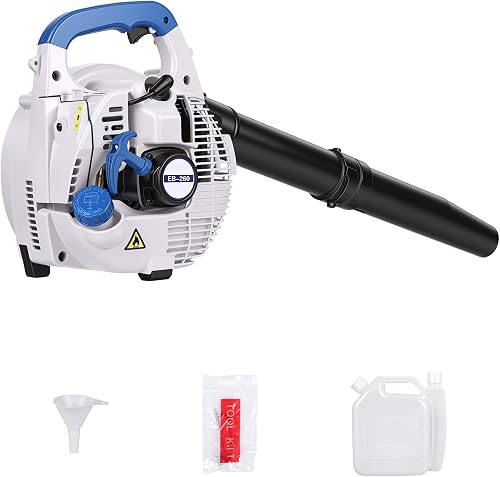 26CC Gas Leaf Blower, 2-Stroke Handheld Leaf Blower, 460 CFM 160 MPH
