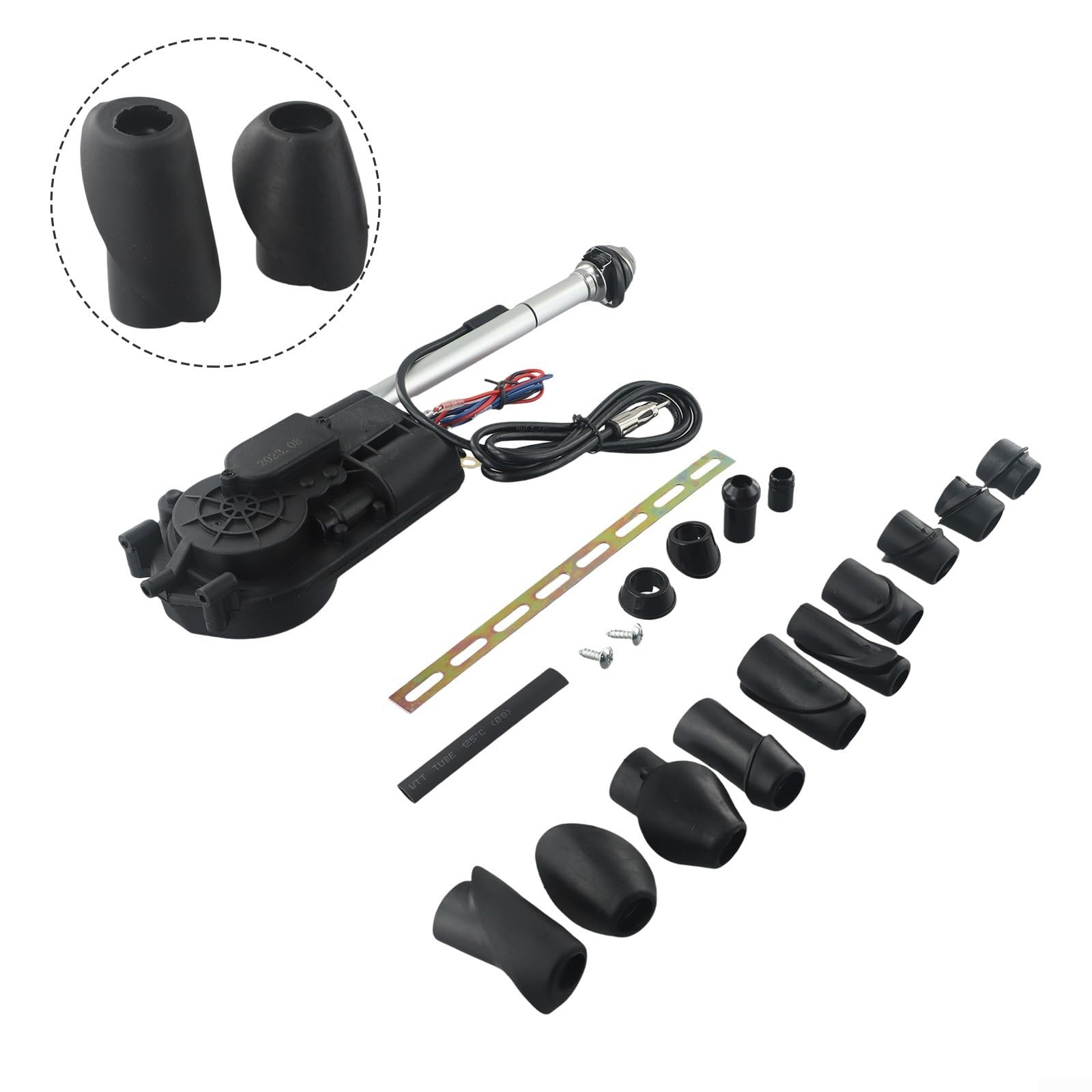 Kit de repuesto de antena de coche para Mercedes W140 W126 W124 W201 completo con instrucciones de cableado, cable de 120 cm