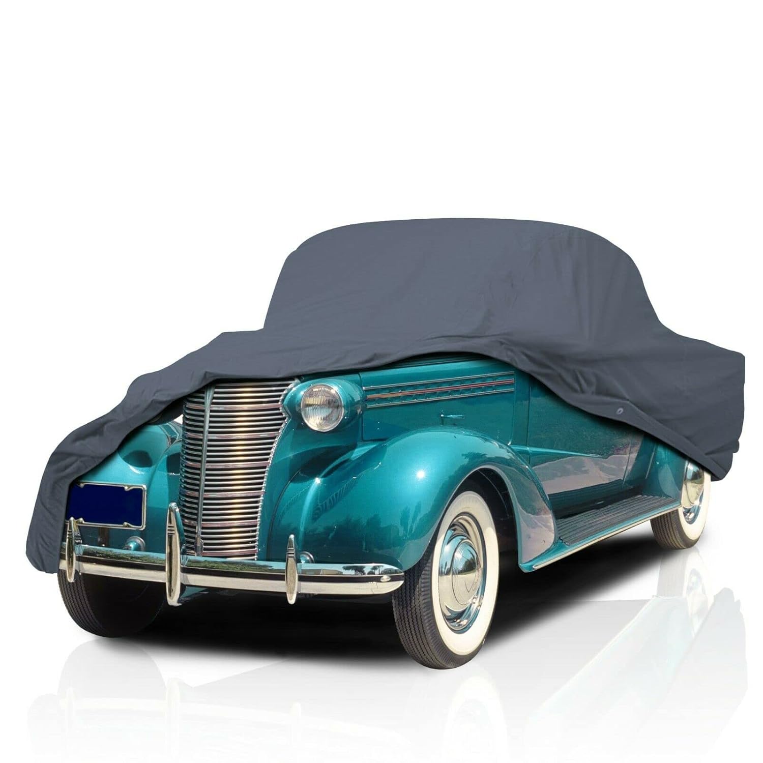 USCarCover 5 Layer Car Cover for Ford Deluxe 1937-1940 De Luxe Coupe Sedan Semi Custom Fit Full Coverage