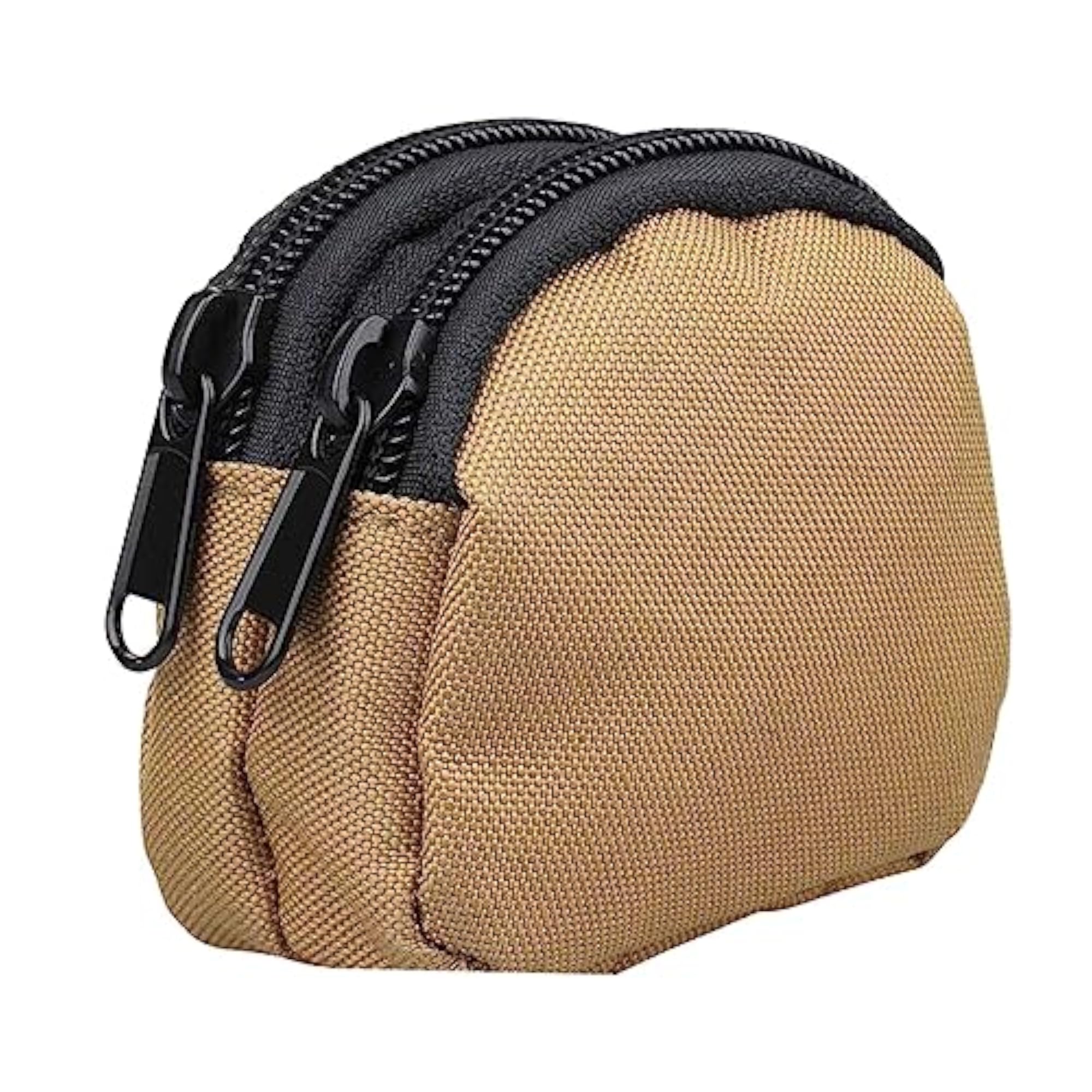 Double Layer Waterproof Multifunctional Coin Pouch, Khaki