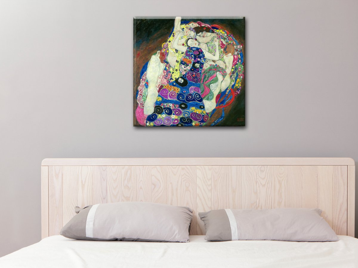 Lot De 4 Tableaux Claude Monet Sur Toile - 30x30 Cm Chacun, Cadre Bois 2 Cm - Prêts à Accrocher, Décoration Salon, Chambre, Cuisine - 3