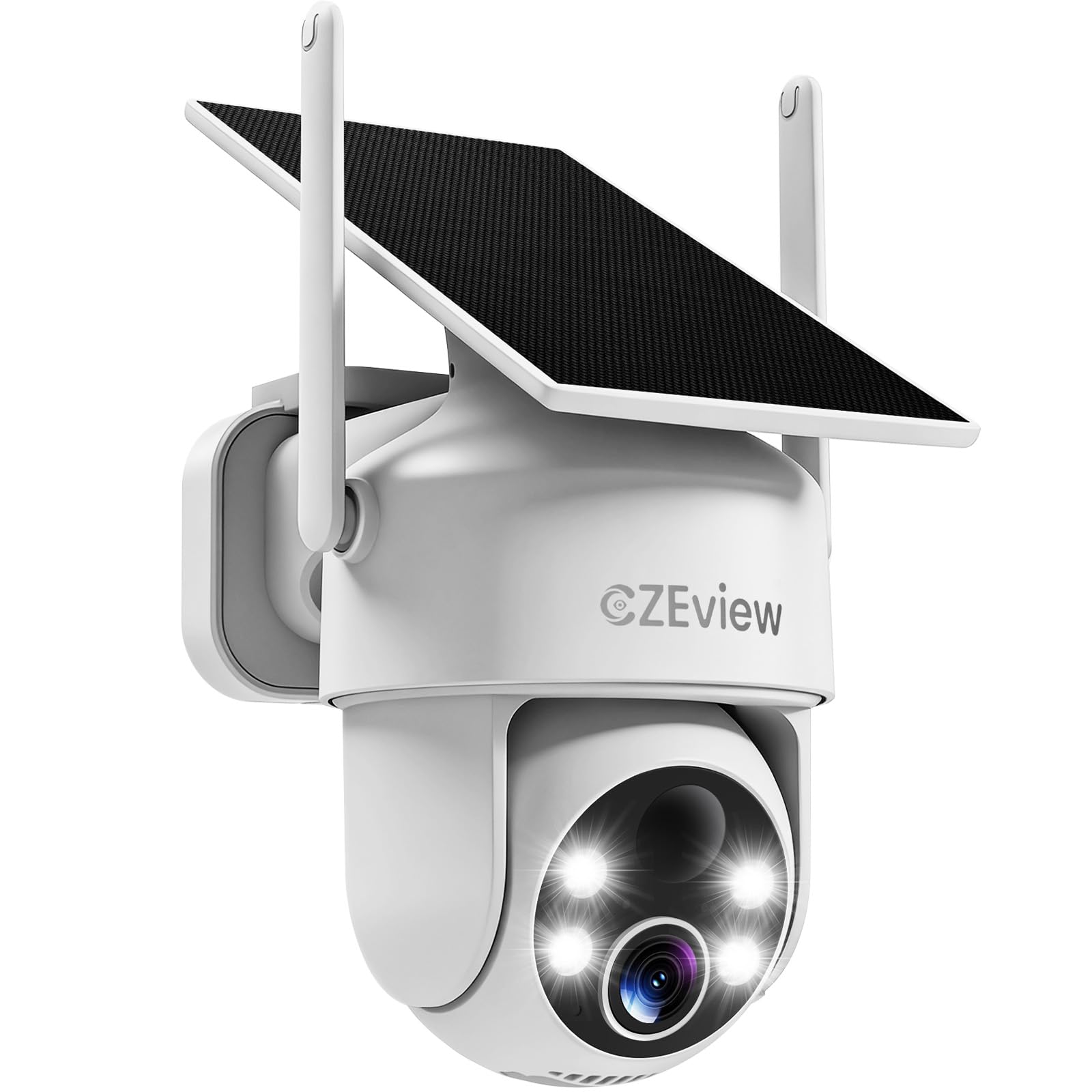 CZEview 4K Überwachungskamera Aussen Solar Akku, WLAN Kamera Outdoor