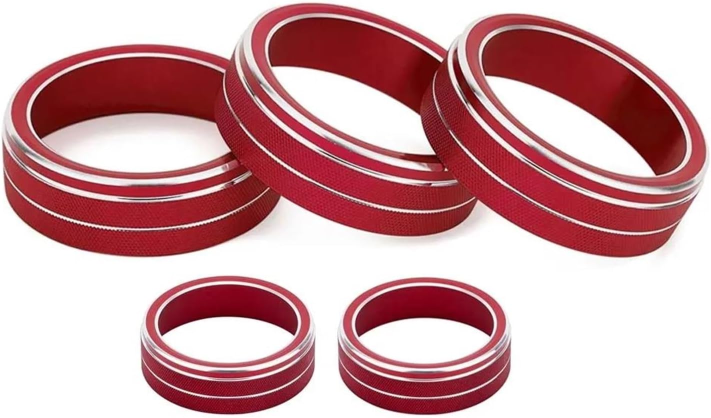 Air Conditioning Knob Cover Control Switch Ring for Vw for for Golf Mk7 2014-2020 Air Conditioning Knob