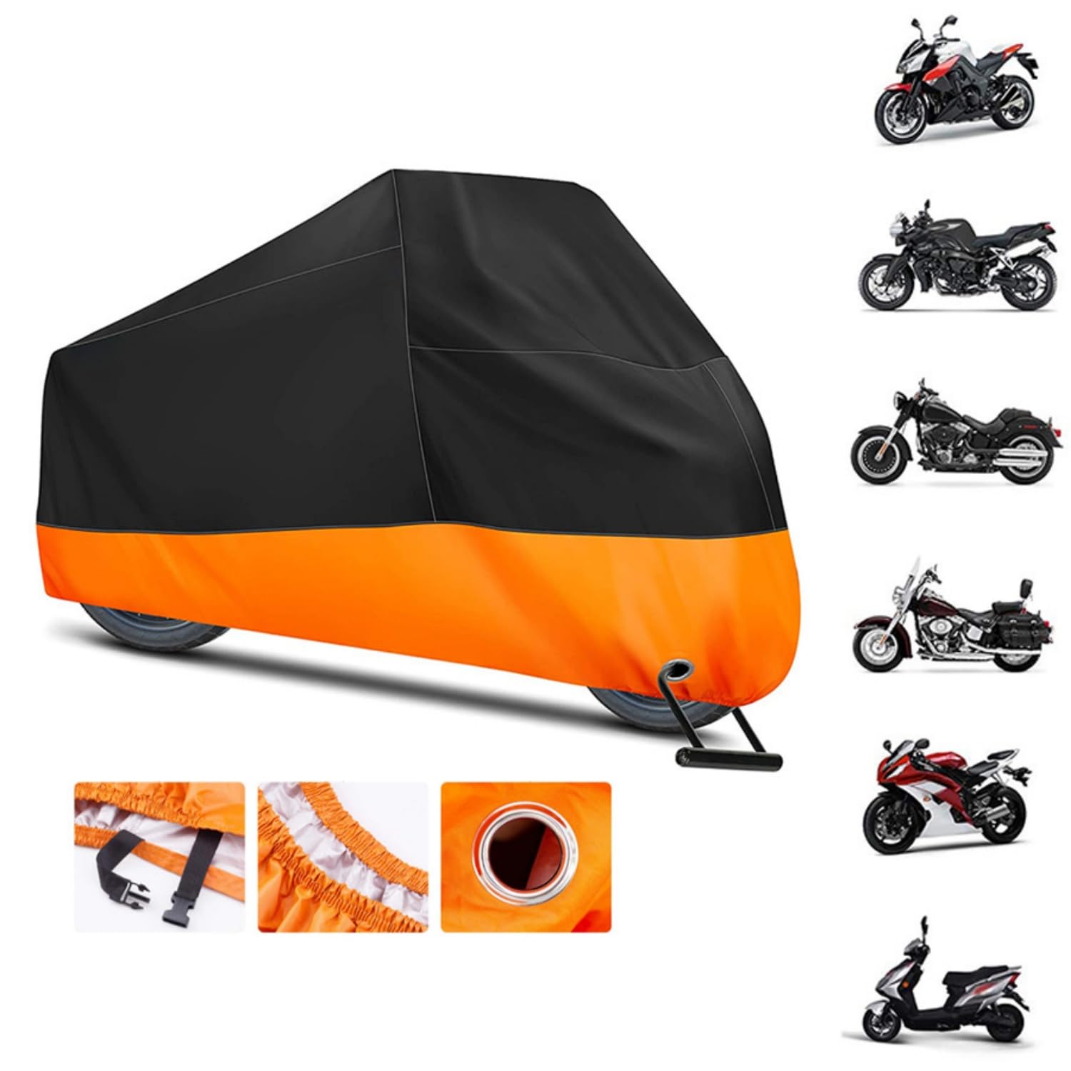 Telo Coprimoto Per Suzuki Burgman 650 Executive AN650 - Tessuto Oxford Impermeabile, Con Strisce Riflettenti, Per Esterno