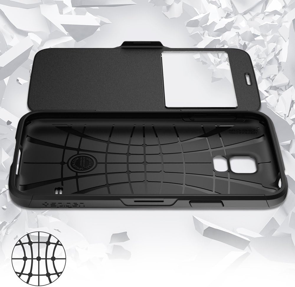 Spigen Slim Armor View Designed for Samsung Galaxy S5 Case (2014) - View Smooth White