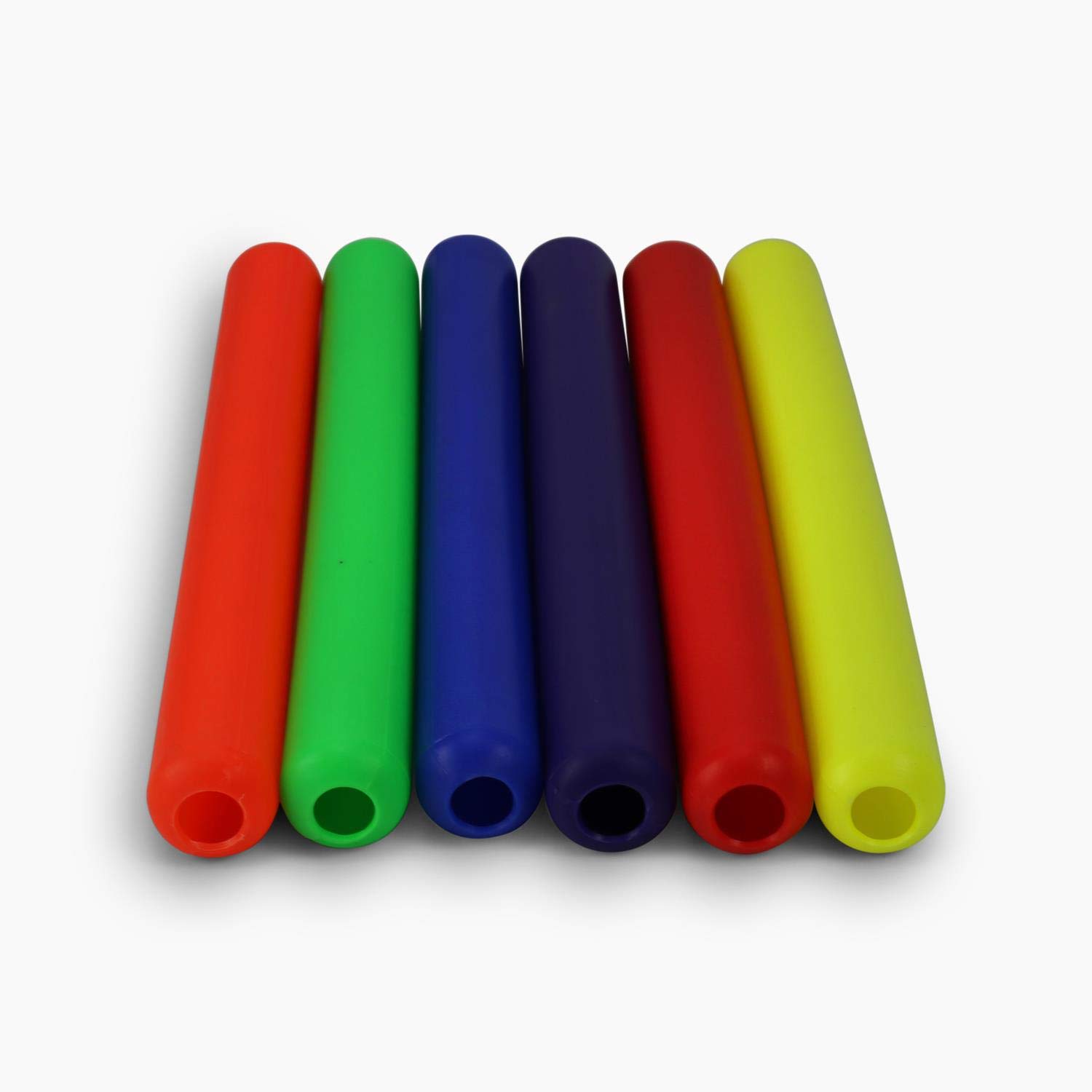 Splay Lot de 6 bâtons de Relais en Plastique – Athlétisme Junior, Sprints athlétiques, Course à Pied, Relais Pâque, Lot de 6, poignée Facile.