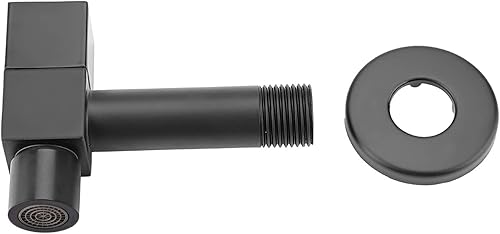 Grifo de latón negro para lavadora, montaje en pared, grifo de agua fría para baño (piscina de top), grifo de lavabo