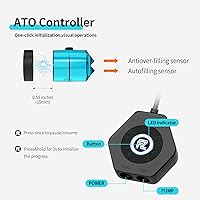 Vista 1 de FZONE Acuario ATO con controlador, QST2.0 Auto Top Off System para acuario de agua salada y acuario de agua dulce