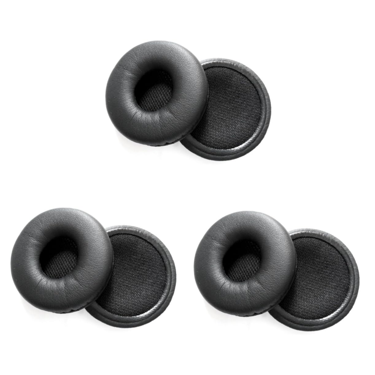 DOITOOL 3pezzi Auricolari Ricambio Pu Per Cuffie Pp e Miglioramento Prestazioni Audio