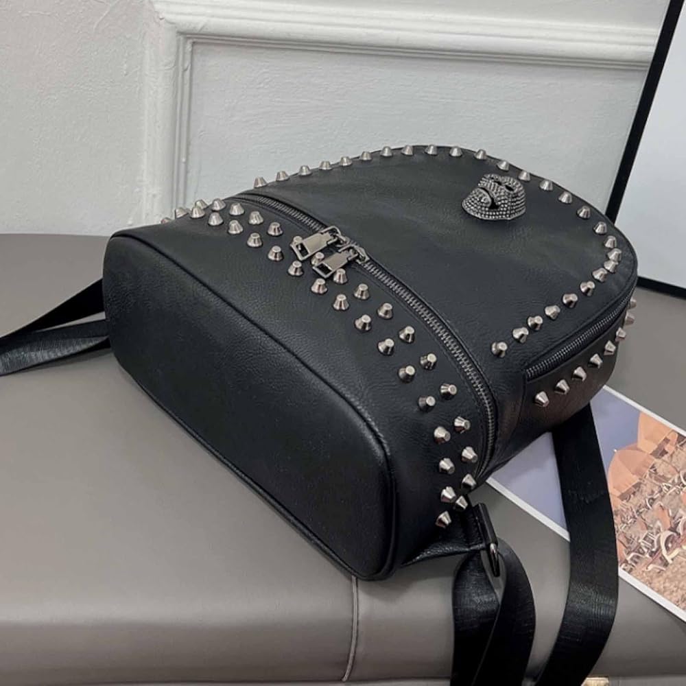 ★2025SS新作★BINARY01★Revena Studded Backpack Amazon.com | Downupdown ​Studded Backpacks for Women and Men