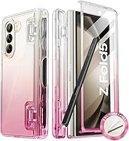 Vista 15 de i-Blason Cosmo - Funda para Samsung Galaxy Z Fold 5 con soporte para bolígrafo, protector de pantalla integrado, protección de bisagra, 3 fundas
