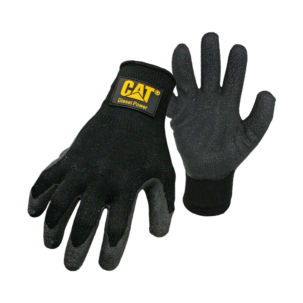 Men's 017400 Black Latex Palm with Diesel Power Logo Glove