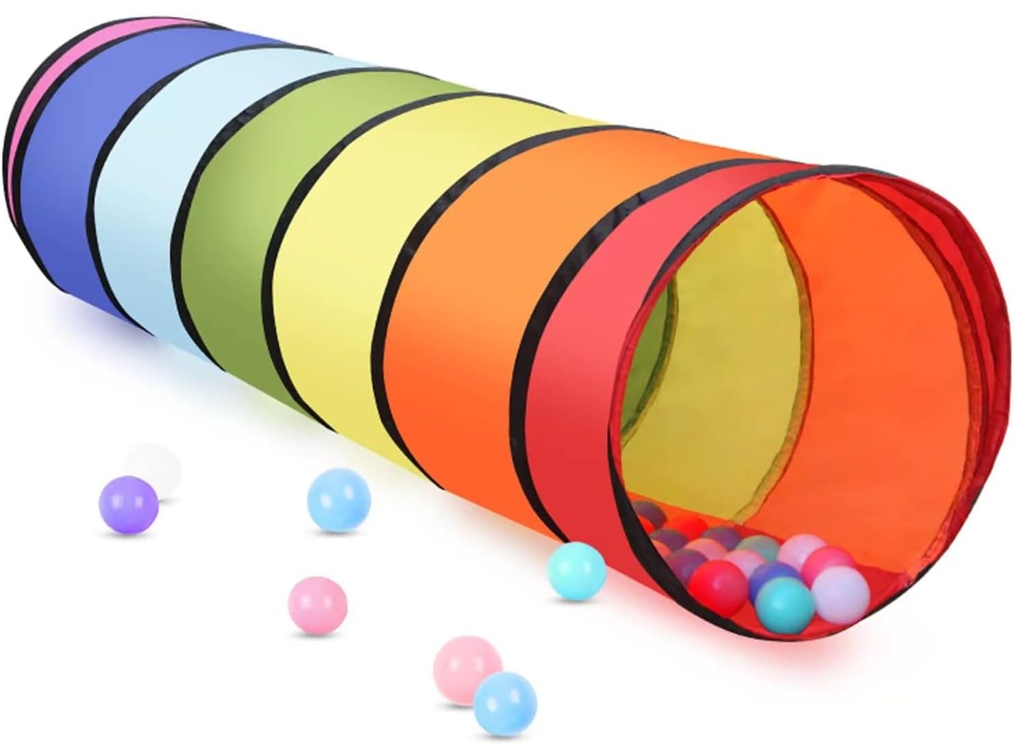 Tente de Tunnel de Jeu d'enfants 180cm LATERN Pop-Up Pliable Intérieur Extérieur