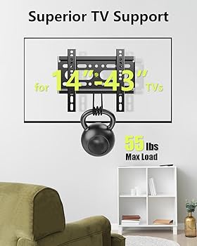 Amazon.com: Nuyoah TV Wall Mount Bracket Low Profile Fixed