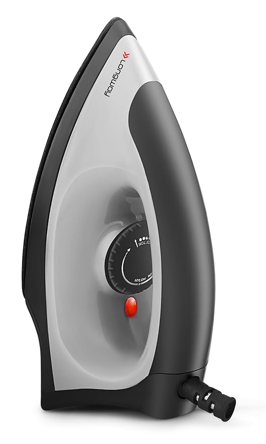 Buy Longway Kwid Light Weight Non-Stick Teflon Coated Dry Iron, Electric Iron for Clothes (1100 Watt, Black) at Rs. 369