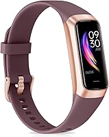 Moremore Fitness Tracker: 24/7 Heart Rate, Blood Pressure, Sleep & 25 Sports Modes, 1.1" AMOLED Waterproof for Women Men iPhone Android