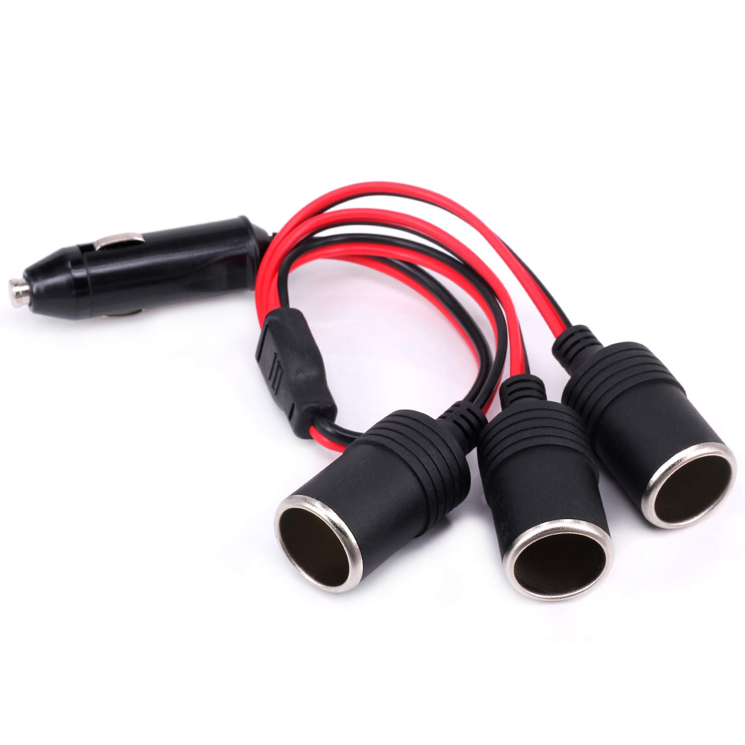 Amazon.com: Yeworth 1 to 3 Car Cigarette Lighter DC 12V 24V Power Charger  Adapter 3-Way Socket Splitter Female Socket Plug Connector (3-Socket Car  Charger) : Automotive