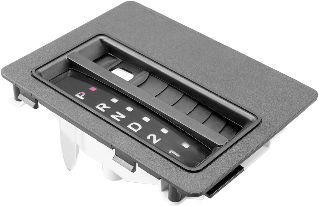 Automatic Floor Shift Indicator Bezel Trim Auto Console Fit for Jeep Wrangler TJ 1997-2006, Replace 06130553 55315059AC
