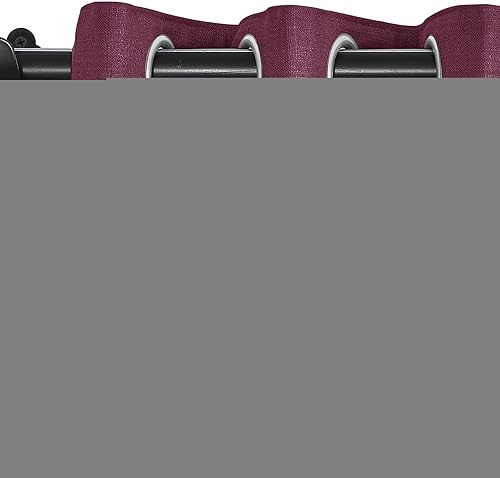 Miniatura 78 de Fcosie Cortinas 100% opacas de 84 pulgadas de largo, cortinas texturizadas de lino con aislamiento térmico, panel de cortina con ojales en la parte