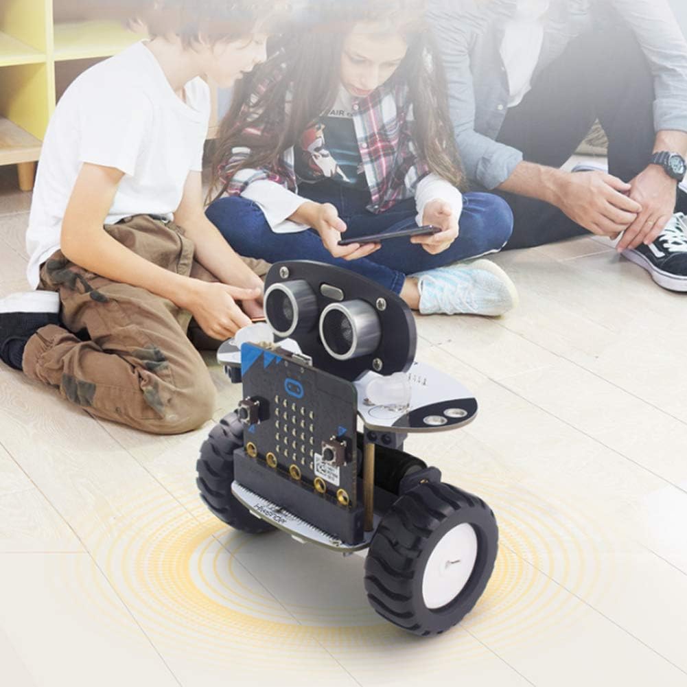 ANAN Programmable Educational Experiment Set, Self-Balancing Robot Car Kit, Assembly Car Model mBot Robot Kit, Electronics Programmable DIY Coding Robotics, STEM Toys for Kids