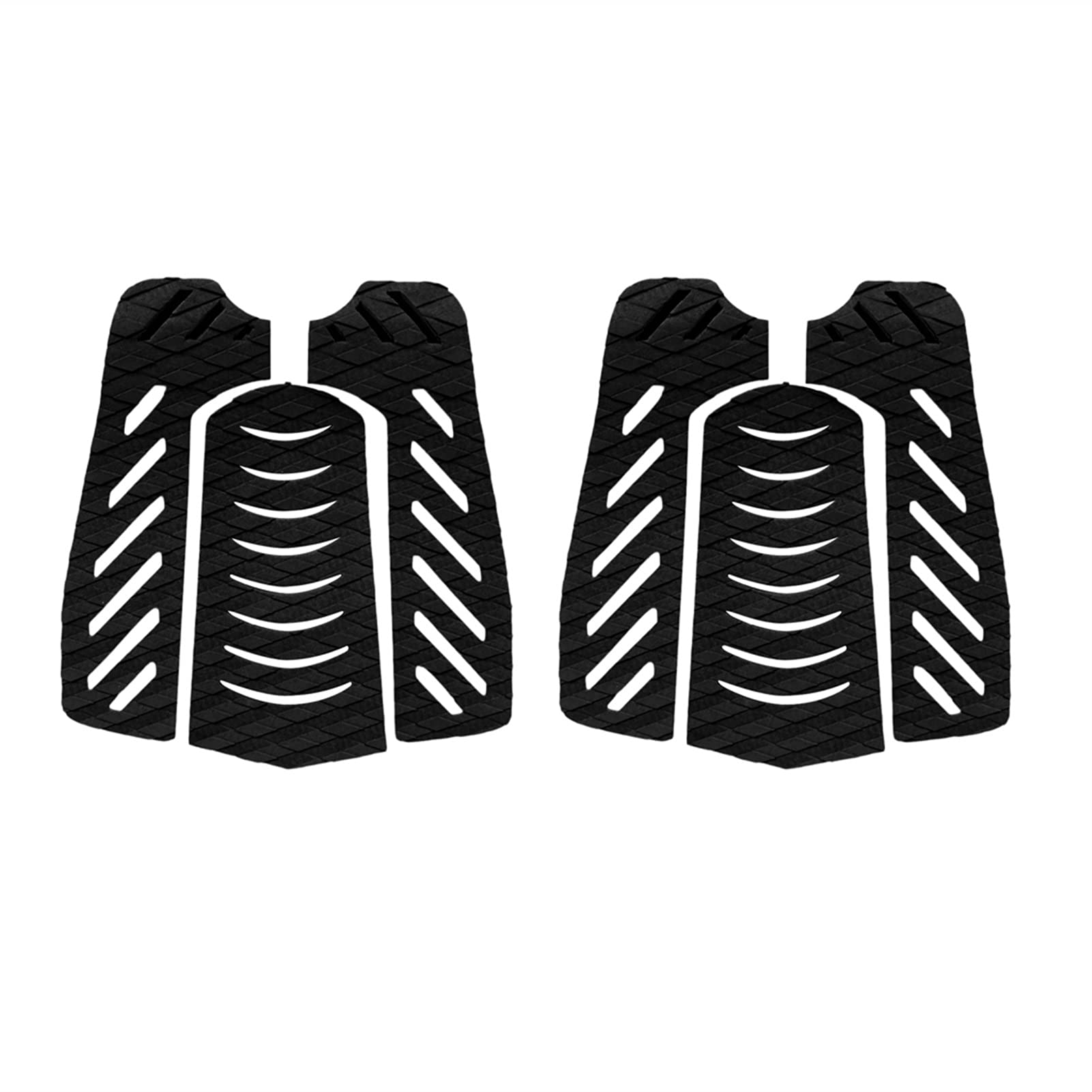 6 unids Surfboard Traction Tail Pad Surf Deck Grip Mat Surfing Accessories para Paddle Board, Kayak, Tabla de Surf, Skimboard