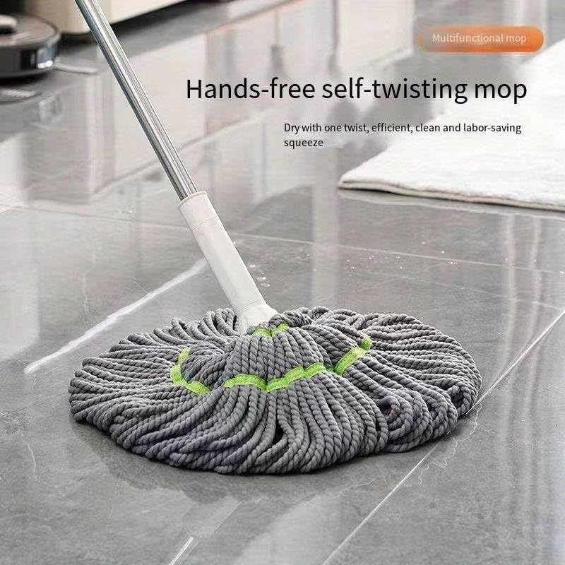 Image of Self-Wringing Squeeze Mop with Extendable Handle,Microfiber Twist Mop for Floor Cleaning, for Hardwood, Tile and Laminate Floors