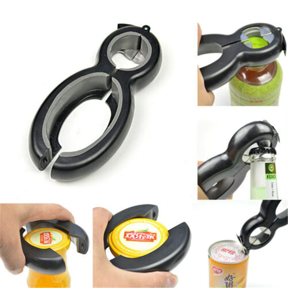 Buy Bottle Can Opener, 6 in 1 Bottle Soda Soup Can Jelly Jar Opener