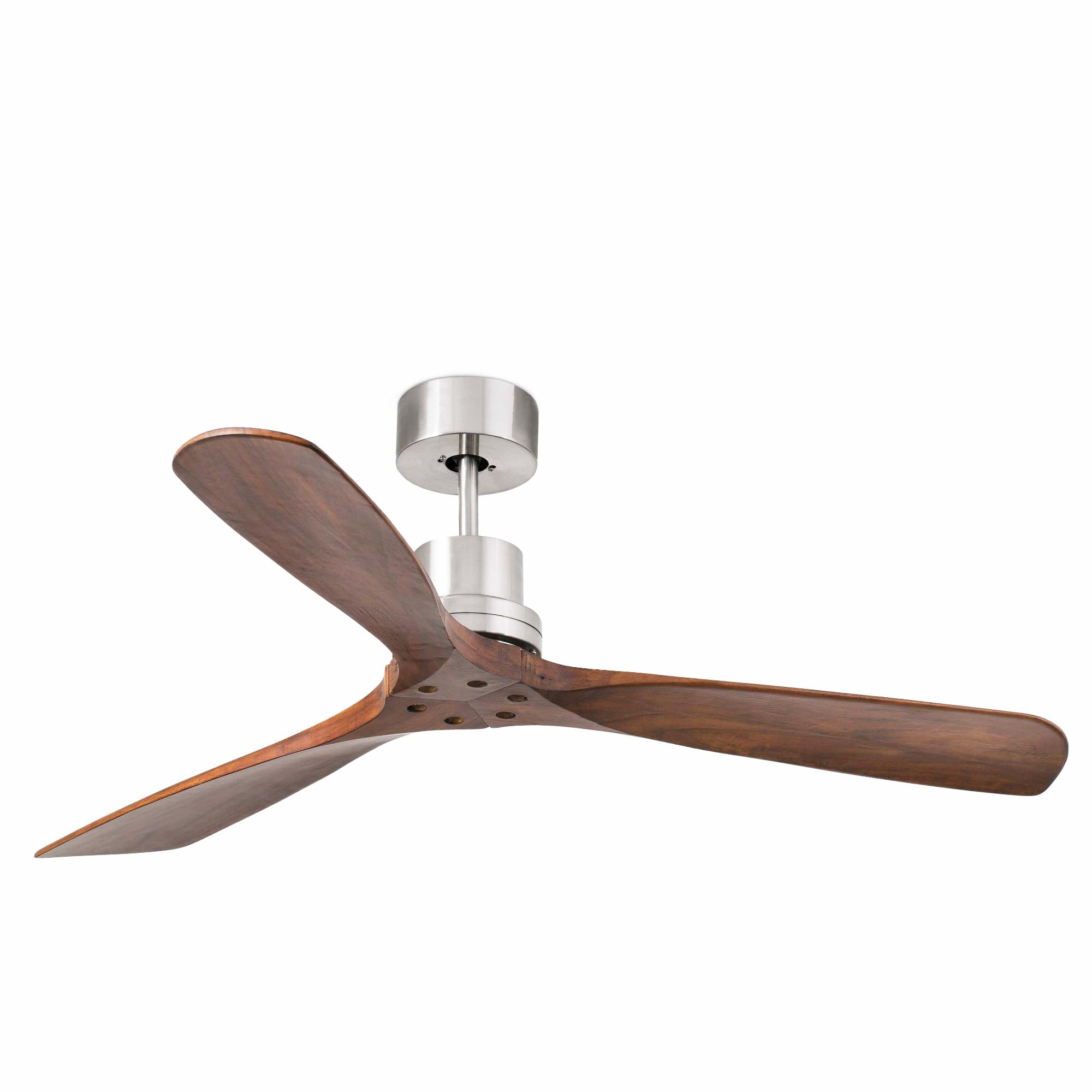 Ventilador de techo FARO Barcelona 33370DC LANTAUNiquel/​Nogal con motor DC