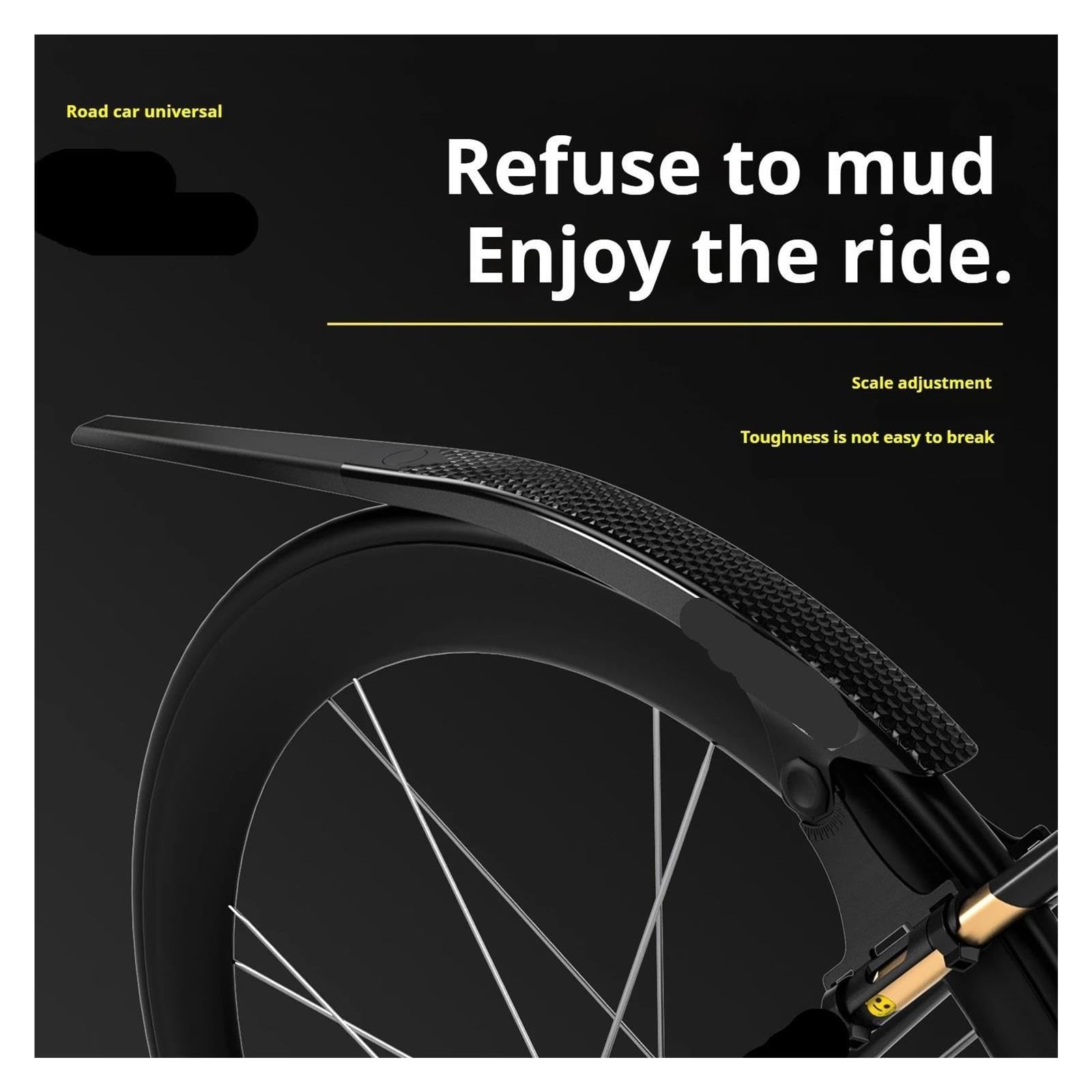 Rennrad-Fixie-Fahrrad-Schutzblech, Spritzschutz for Vorderrad und Hinterrad
