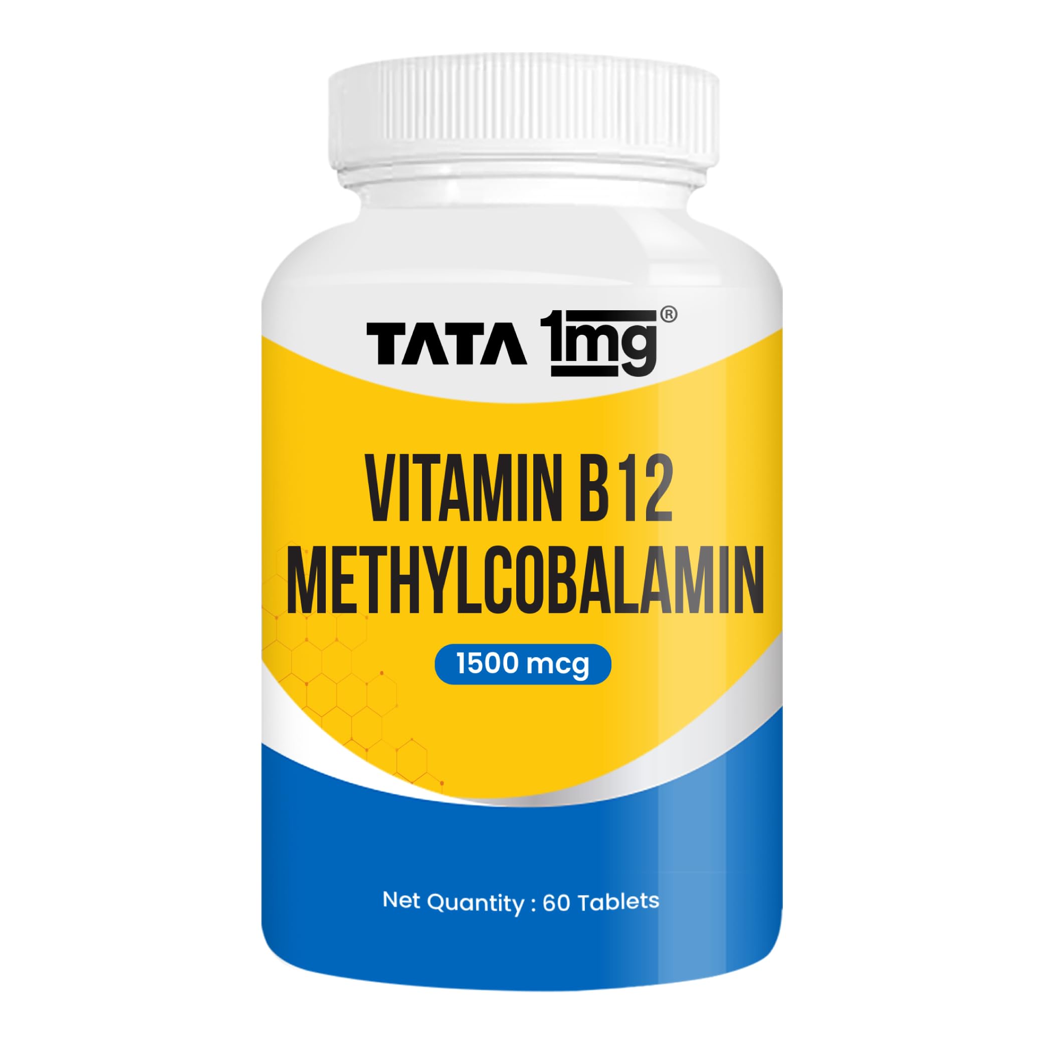 Tata 1mg Vitamin B12 Methylcobalamin 1500 mcg Tablets | Active B12 for Nerve Health & Energy Support | High Strength | 60 Tablets-picture-20