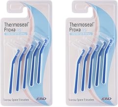ICPA Thermoseal Proxa Narrow Space Brush (Manual, For Adult, Multicolor, Pack of 2)