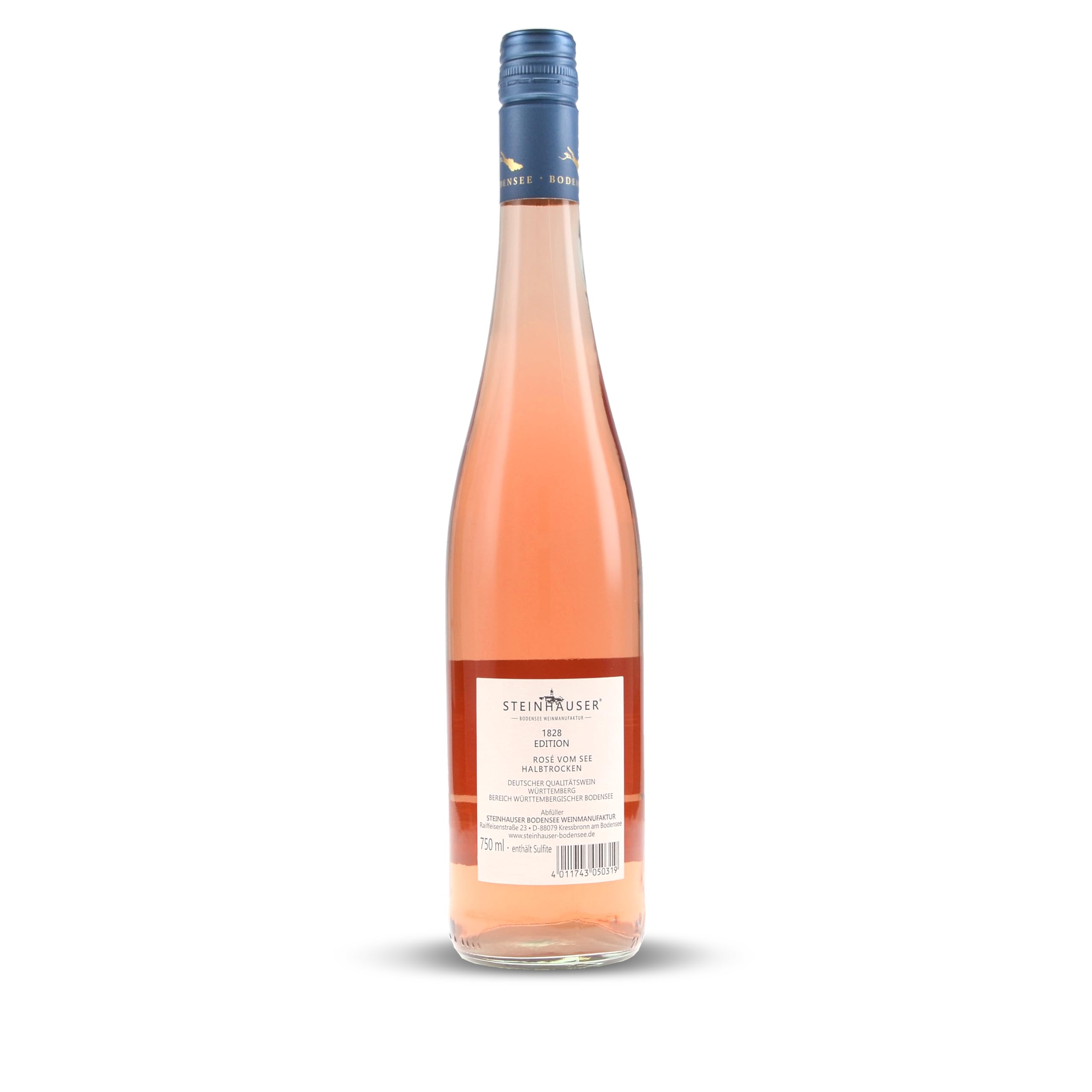 Steinhauser 1828 EDITION Weinpaket 6x 0,75l | 3x Rosé vom See halbtrocken 0,75l + 3x Cuvée vom See trocken 0,75l | Deutscher Qualitätswein vom Bodensee