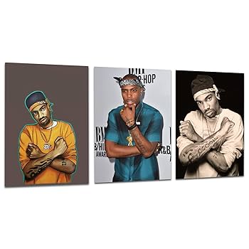 ポスター 額縁付き ラッパー アート 4枚セット ポスター 額縁付き ラッパー アート 4枚セット Amazon.co.jp