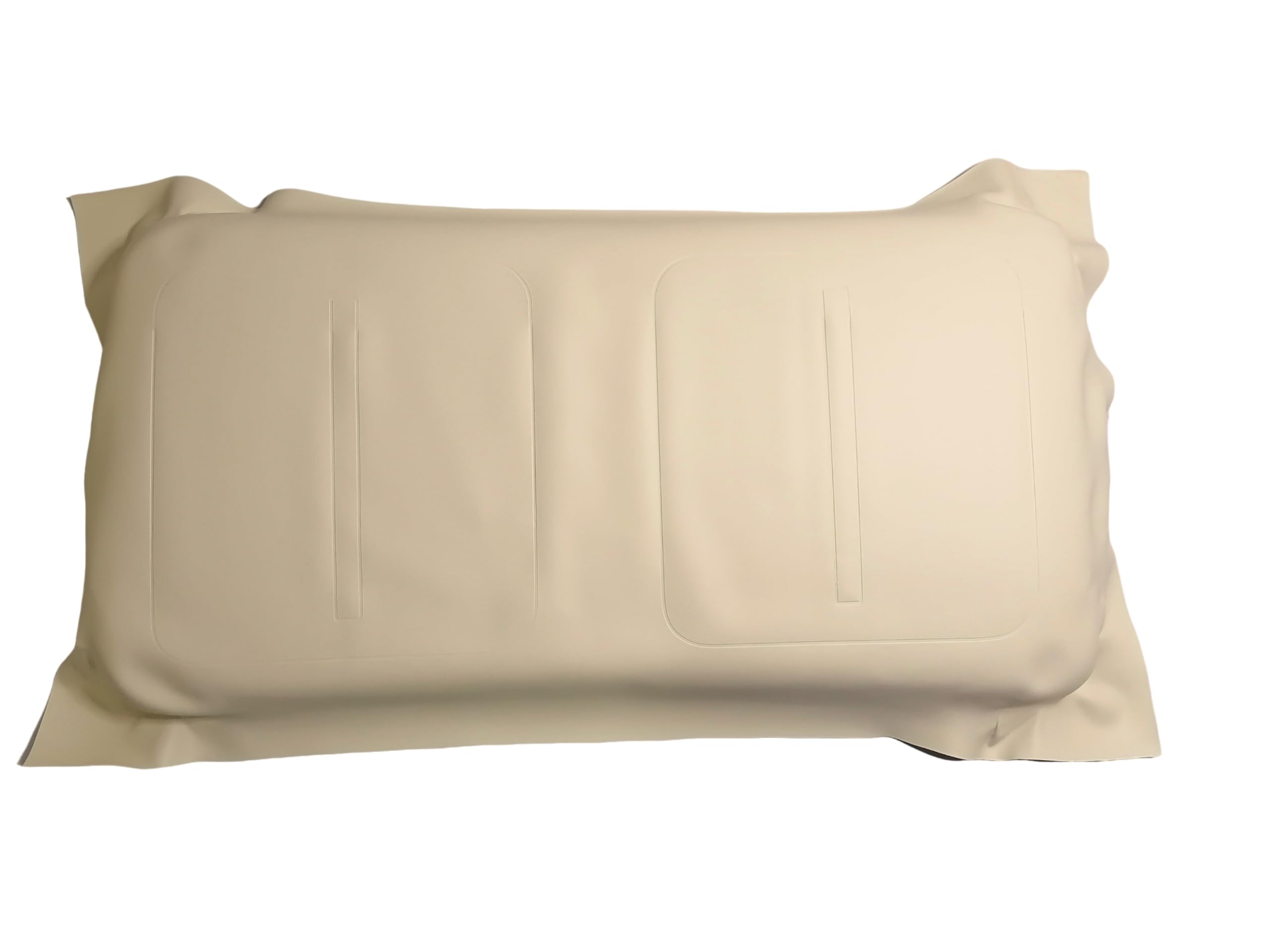 FDEERCOLO Golf Cart Front Seat Leather Cover, for EZGO Medalist TXT1994-2013 Regular Front Seat Cushion.(Thermoformed/OEM Match) (Khaki)