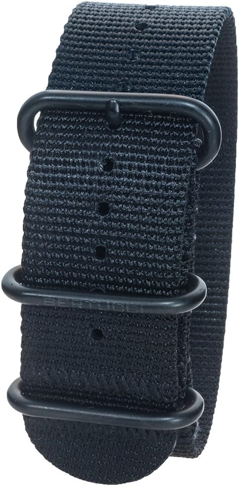 Bertucci DX3 B-114B Black/Black ION 26mm Nylon Watch Band
