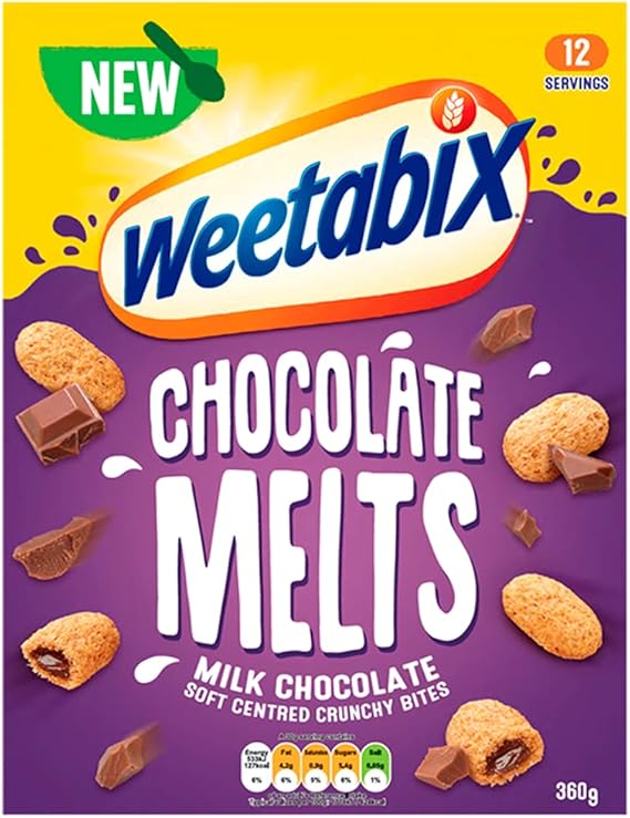 Weetabix Melts Milk Chocolate Cereal, 360g Amazon.co.uk Grocery