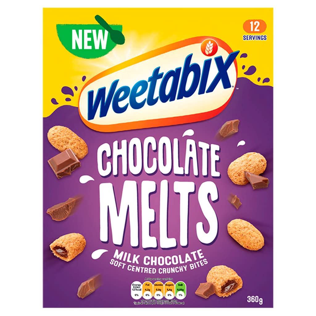 Weetabix Melts Milk Chocolate Cereal, 360g