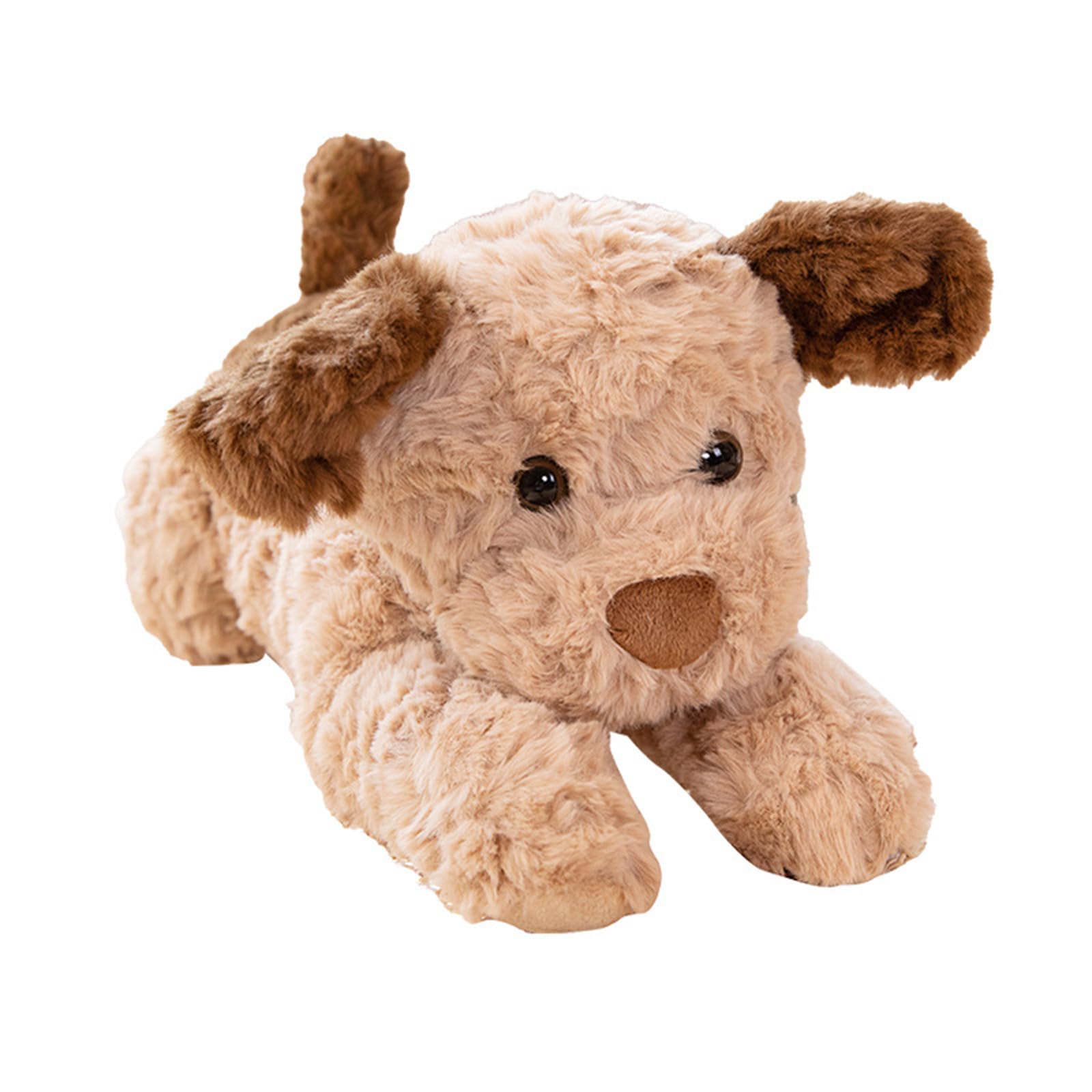 Peluches, Peluche de Perro Peluche ponderado, Lindos Animales, cojín for abrazar Cachorro Esponjoso(Brown Teddy,55cm)