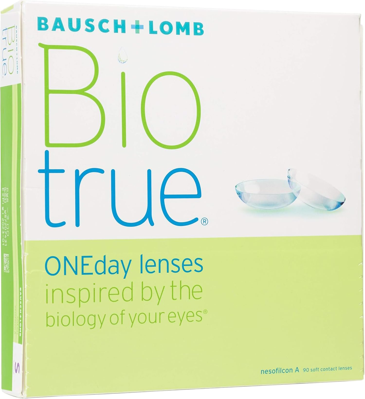 Biotrue ONEday Lenti a Contatto Giornaliere Correttive, 90 Lenti, BC 8.6 mm, DIA 14.2 mm, -8.0 Diopt