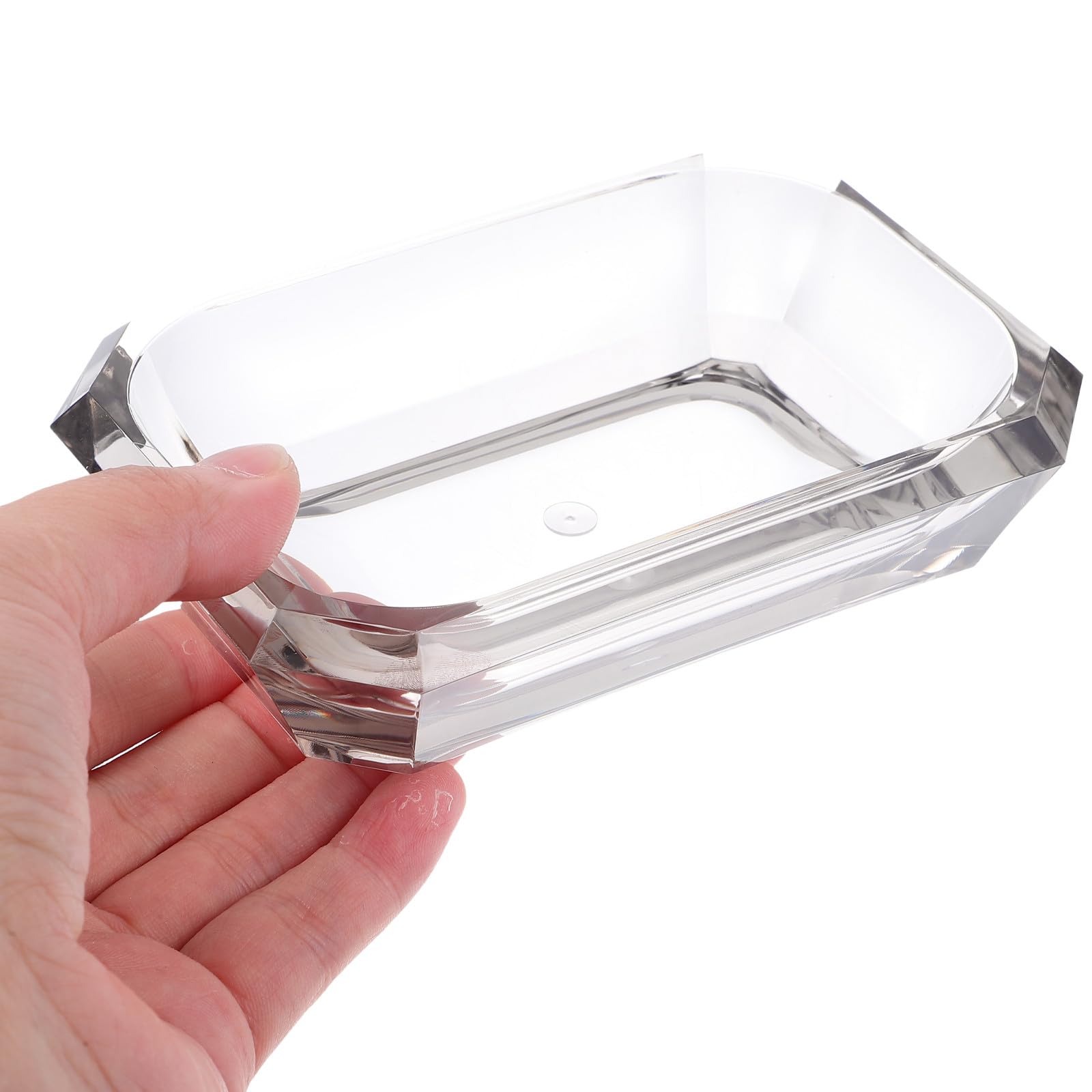 Jabonera Soporte para Cepillo de Dientes para Mantener el Baño Ordenado Juego de Accesorios para Baño Acrílico Elegante de 4 Piezas Dispensador de Jabón