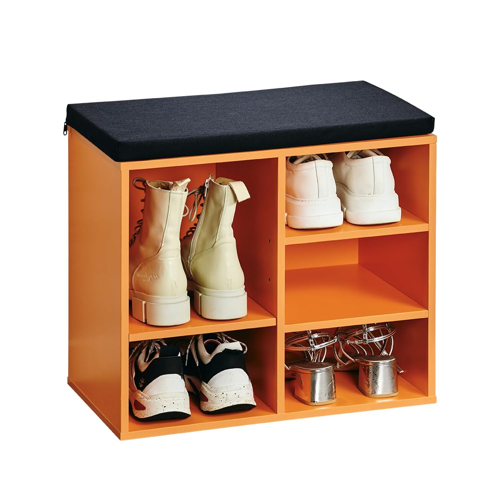 Panca Bambini Kesper Con 9 Cestini - Bianco, Per Riordinare Giocattoli, 68x29.5x33cm - Foto 12