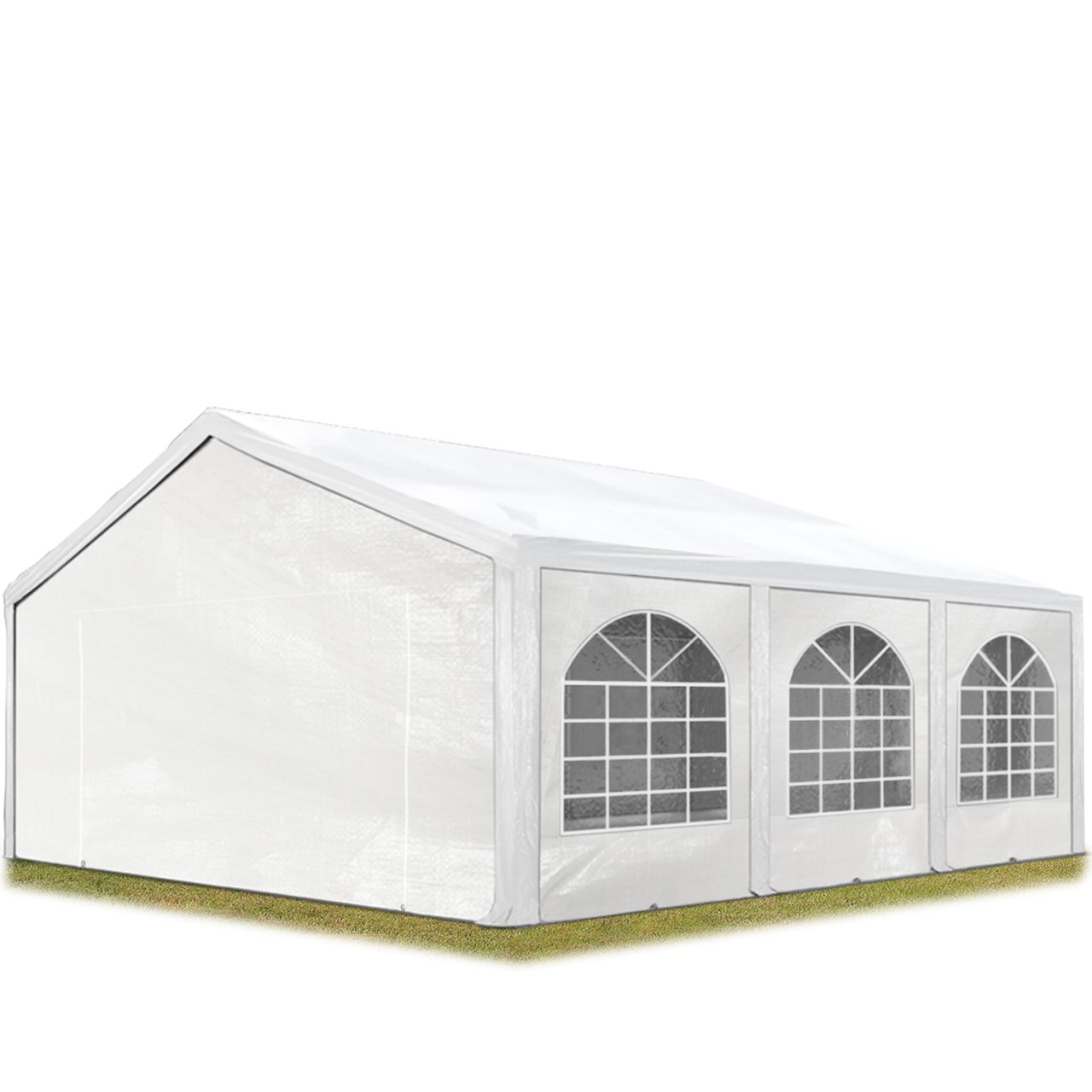 Carpa de Fiesta 5x6 m Carpa para Fiestas Carpa de Lona PE 450 N Carpa de jardín Carpa para Fiestas Blanca Impermeable