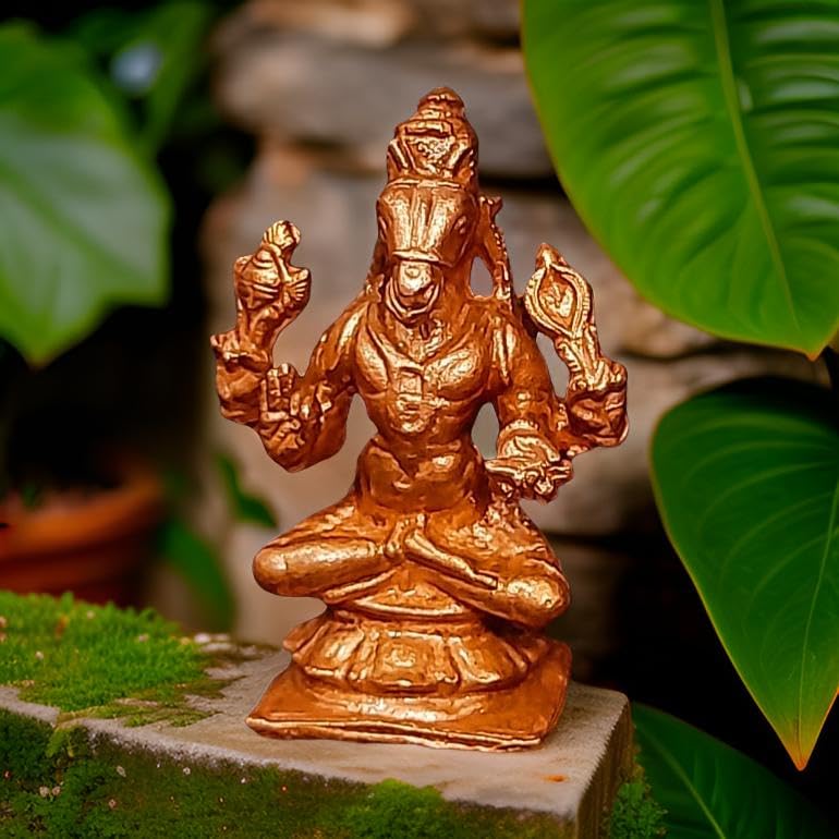 Image of Lord Hayagriva Murti Copper Idol - 1.5 in - Pack of 1