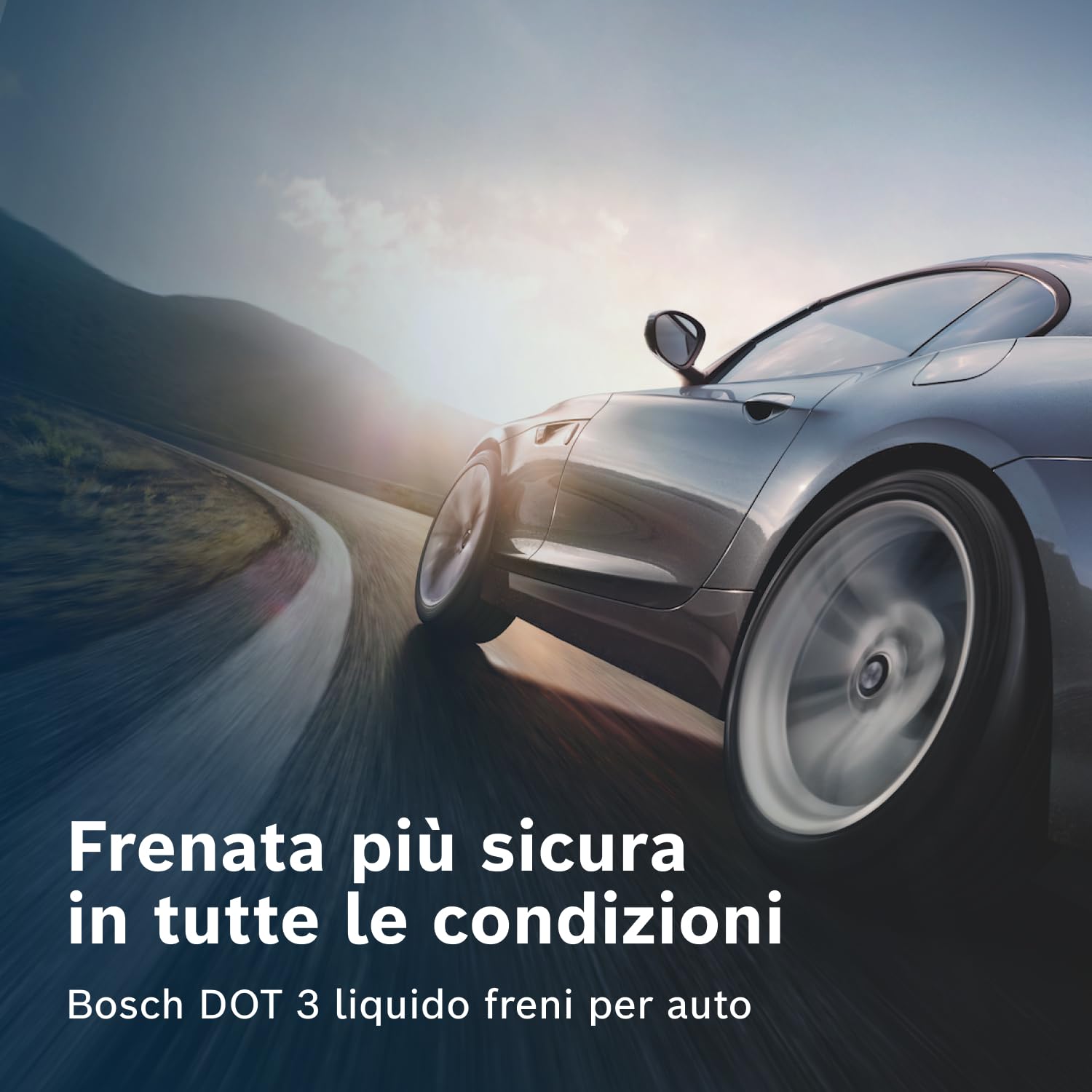 Liquido Freni Bosch DOT 3, 1 L – Per veicoli prodotti prima del 2000 – Non raccomandato per freni ABS e ESP