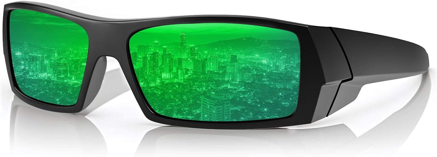 WISTON Z87 Sunglasses Wrap Around Sunglasses for Men Rectangular Safety Glasses UV400 for Sport Working 8231