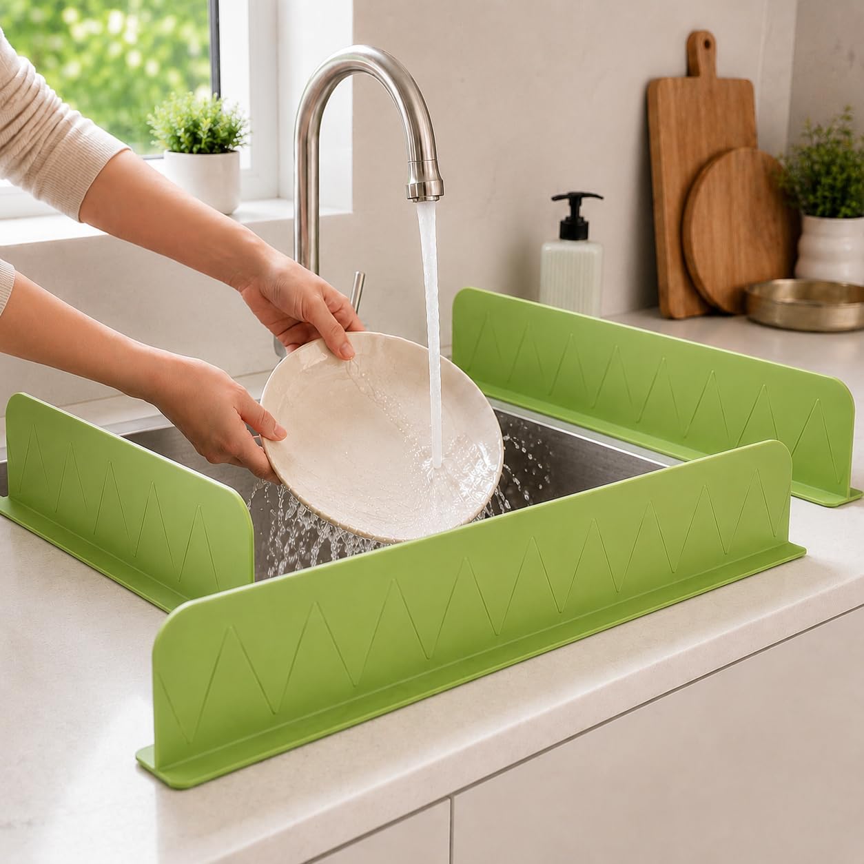 Silicone Sink Splash Guard - Stop Water Splashes! -8