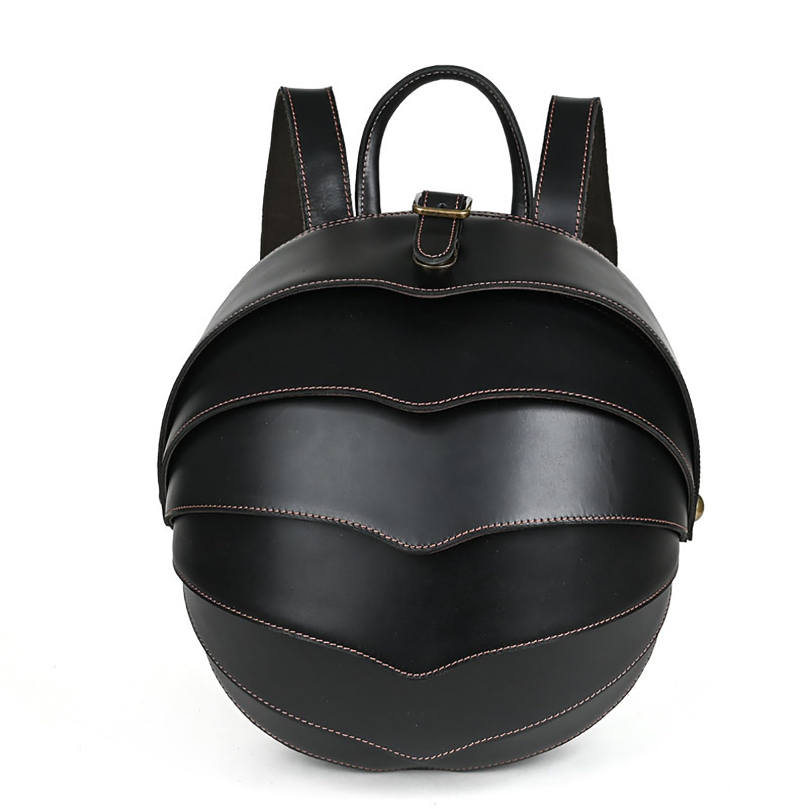 ELMAIN Persönlichkeit Rucksack Creative Crazy Horse Rindsleder Herren Tasche Käfer Rucksack Trendy Cool Rucksack
