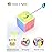 Vdealen Speed Cube Set, 2x2x2 3x3x3 Pyramid Magic Cube Set, Puzzle Cube Toys Birthday Party Christmas Stocking Stuffers Gift for Kids Teens Adults(Jelly Stickerless)